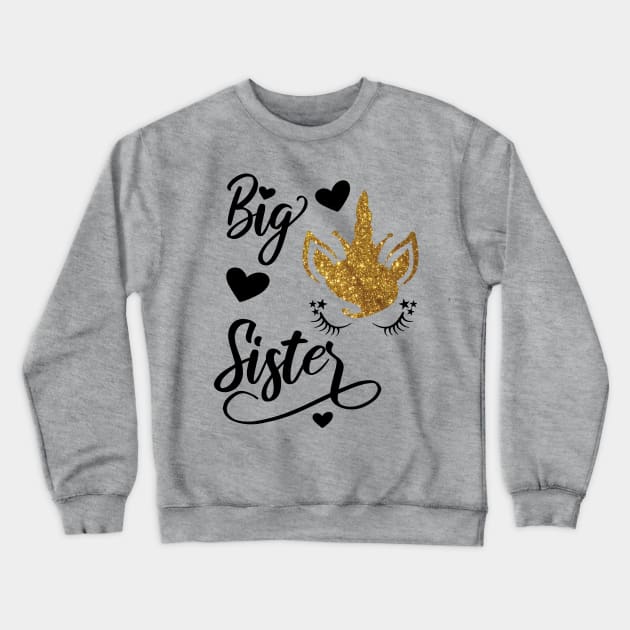 Big Sister big sister little sister Crewneck Sweatshirt by Gaming champion